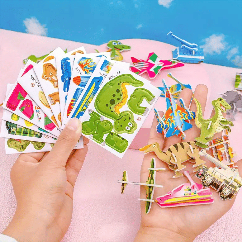 2025 Educatieve 3D-animatie puzzelset