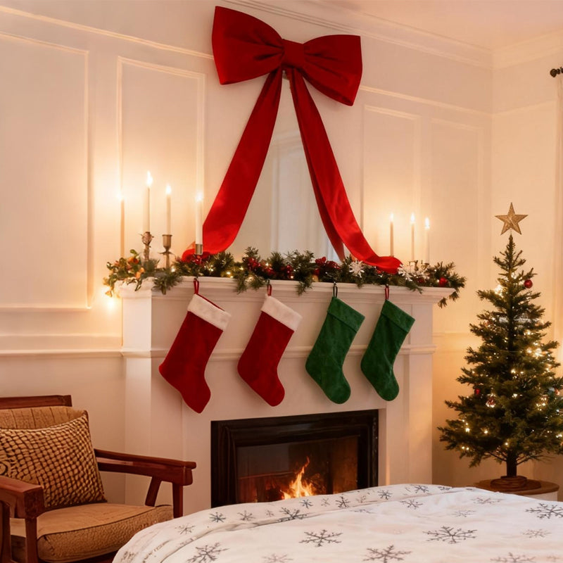 Extra grote kerststrik – 50×180 cm