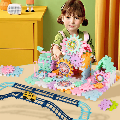 Elektrische bouwblokjes voor de creatieve ontwikkeling en vaardigheden van kleintjes