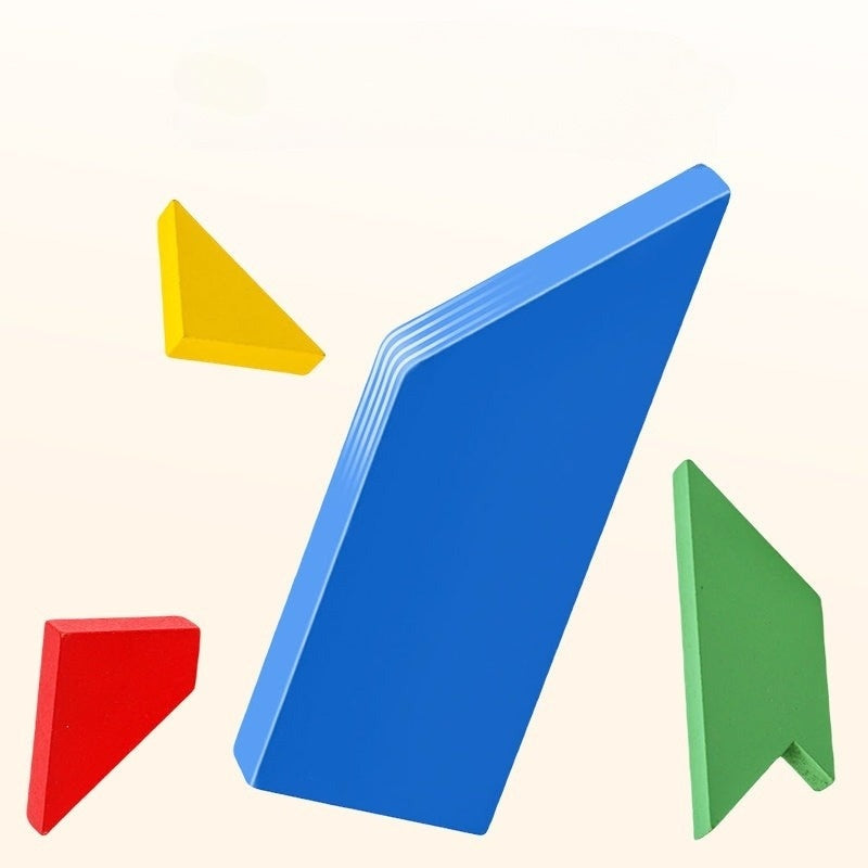 Houten T-vormige puzzel voor kinderen en volwassenen