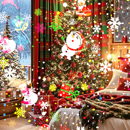 Kerst LED Projectorlamp – 16 Feestelijke Patronen met Draai-effect