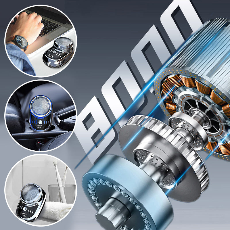 Mini draagbare elektrische scheerapparaat – precies droog en nat scheren