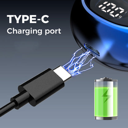 Mini draagbare elektrische scheerapparaat – precies droog en nat scheren